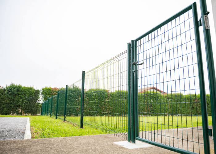clôture posée par un paysagiste à Hasparren